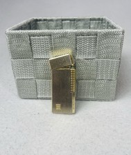 Vintage Givenchy Gold Plated Godroné Logo 4G Lighter - Gas - Not Working picture