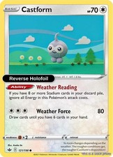 Castform : SWSH06 Reverse Holofoil - 121/198 Lightly Played picture