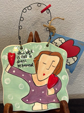 Sandra Magsamen Silvestri Ceramic Plaque 