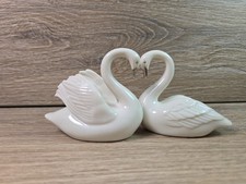 LENOX WEDDING PROMISES FOREVER YOURS SWANS ~ Pristine Condition Gift Cake Topper picture