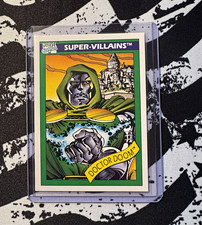 *Prestine* Impel 1990 Marvel Comics Super-Villains Doctor Doom #60 Base Set Card picture