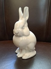 Antique Rosenthal Rabbit Figurine 1920s Porcelain Bunny Kärner Signed Germany picture