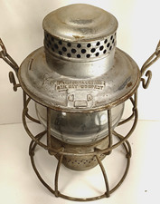 Vintage Pacific Electric RR Lantern Adlake Kero 2-34, clear unmarked globe picture