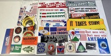 35+ Vintage 90s Y2K Bumper Stickers Lot 1990s 2000s Retro Nostalgia Decals picture