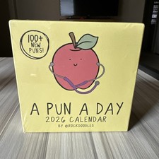 2026 A Pun a Day  Calendar | Funny Daily Desktop Calendar picture