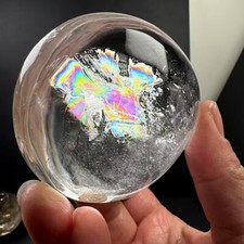 218g Natural Clear Quartz rainbow energy Crystals Reiki Quartz reiki healing picture