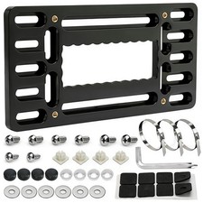 Front License Plate Mount, No Drill License Plate Bracket Holder | Universal picture