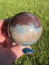 65mm Natural Trolleite Crystal Sphere Blue Burgundy Polished Healing Stone picture