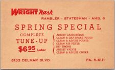 1956 ST. LOUIS Missouri Car Dealer Adv. Postcard 