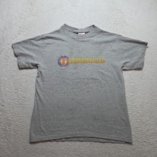 Vintage 90’s Disneyland Tomorrowland 1998 Medium shirt Gray picture