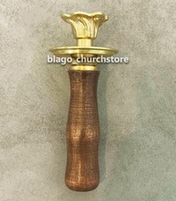 Church candlestick one candlestick in the hand picture