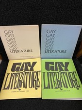 Rare Vintage Gay Literature Zines 1975 San Francisco California Set Of 4 picture