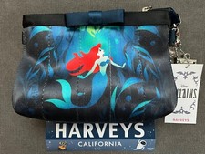 Harveys Harvey’s Seatbelt Disney Villains Ariel / Ursula Small Bow Clutch NWT picture
