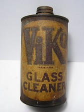 Vintage Viko Glass Cleaner Can Rare Marsh William Corp. New York picture