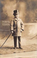 J85/ Interesting RPPC Postcard c1910 Don Robbins Midget Side Show 505 picture