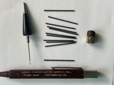 Vintage 1940's Autopoint Advertising Mechanical Pencil Morse-Parker Motor Supply picture