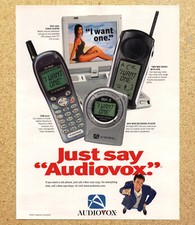 Audiovox Electronics Phone MP3 GPS DVD - Magazine Print Ads Ephemera Art 2001 picture