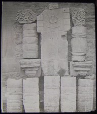 Glass Magic Lantern Slide ST PAULS CHURCH & MONASTERY JARROW NO10 C1890 PHOTO picture