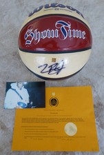 LeBRON JAMES HAND SIGNED AUTO AUTOGRAPH WILSON BASKETBALL & COA 2003 picture