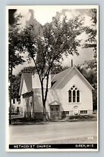 RPPC Siren WI-Wisconsin, Methodist Church, Real Photo Vintage Souvenir Postcard picture