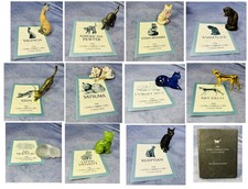 11 Franklin Mint 1986 The Curio Cabinet Cats Collection w Bookets picture