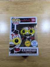 Funko POP #1593 Terrifier Art the Clown w/ Glasses (chase) + Protector picture