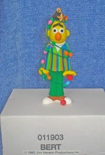 1992 GROLIER ORNAMENT SESAME STREET BERT W/STRING OF CHRISTMAS LIGHTS-MINT N BOX picture