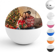 WiFi Christmas Memory Ball Sphere Ornament,Electronic Crystal Ball Video Player picture