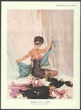 David Wright - Tearing Off a Strip - pinup from The Sketch - September  8, 1943 picture