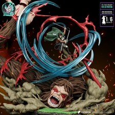 Levi vs. Beast Titan | Attack on Titan | UNPAINTED | 1/8 Scale Diorama picture