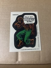 1975 Topps Marvel Comic Book Heroes Werewolf Sticker NM/M picture
