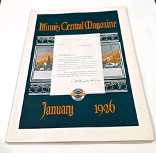 Illinois Central Magazine January 1926 picture