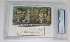 Maurice Sendak signed autographed PSA custom 3x5 Where the Wild Things Are picture