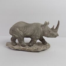 Debra Minette Wildlife Sculpture Rhino Rhinoceros Figurine Ltd. Ed. picture
