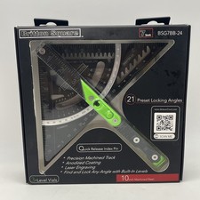 7''-Black/Green Aluminum Rafter Square -Rafter Square with Level, Innovative picture