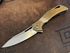 Olamic Custom Swish with Mokume Accents Pocket Knife picture