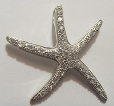 vintage sterling silver diamante gems healing lost love 46 mm pendant 54930 picture