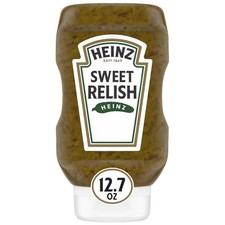 Heinz 12.7 oz Sweet Relish Bottle 7 oz Pickle Relish picture