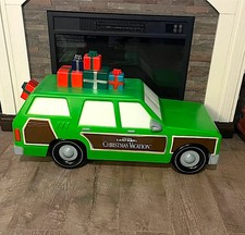 2.5' National Lampoons Christmas Vacation Station Wagon Blow Mold LED Yard Decor picture