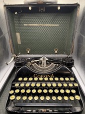 Antique 1926 Corona Four Portable Typewriter 2K05078 Original Case Vintage picture