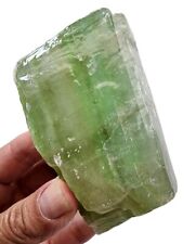 Green Calcite Crystal Mexico 246.2 grams picture