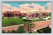 Cincinnati OH-Ohio, General Hospital, Antique, Vintage Souvenir Postcard picture