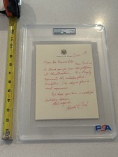President Gerald R. Ford Signed ALS Autographed Signed Letter Handwritten PSA picture