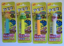 Pez Crazy Animals - Camel Frog Shark Octopus - Set of 4 - New Euro card picture