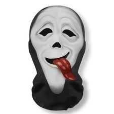 Halloween Ghostface Mask Adult Headgear Cosplay -Classic Horror Costume Prop picture