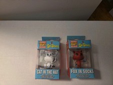 Funko Pop Pocket Pop Keychains - Dr. Suess Cat in the Hat and Fox in Socks picture