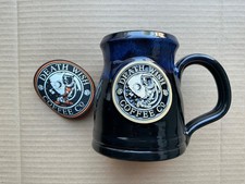 death wish coffee space oddity mug deneen pottery tankard with matching patch picture