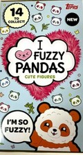 2021 TOPPS I LOVE FUZZY PANDAS CUTE FIGURES GRAVITY FEED BOX picture