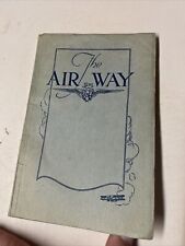 1929 Imperial Airways “ The Air Way” AIRLINE TIMETABLE  Brochure Aviation Book picture