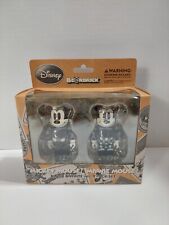 Medicom Bearbrick 100% Mickey Mouse & Minnie Mouse Black & White Ver. 2Pack RARE picture